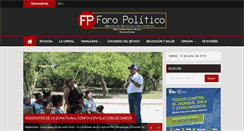 Desktop Screenshot of foropolitico.com.mx